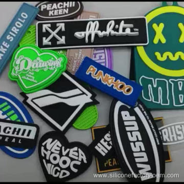 Customized Eco-Friendly Soft PVC Brand Logo Material